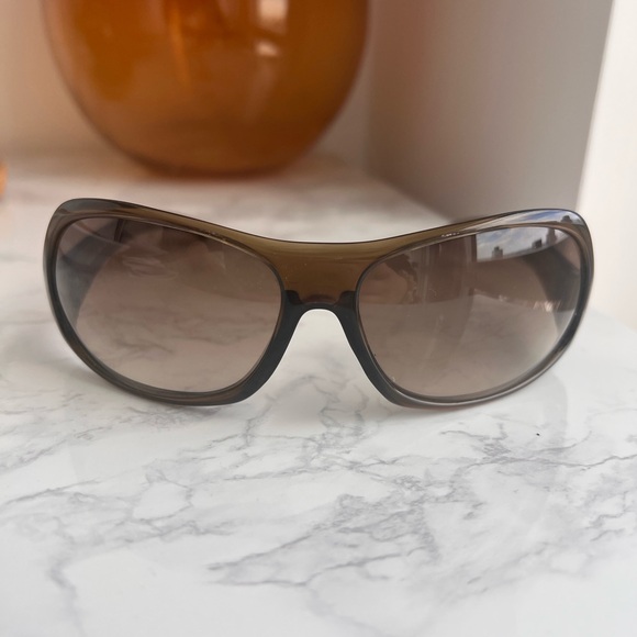 Vintage Gucci GG 1414/S oversized shield sunglasses ? Italian designer Vintage